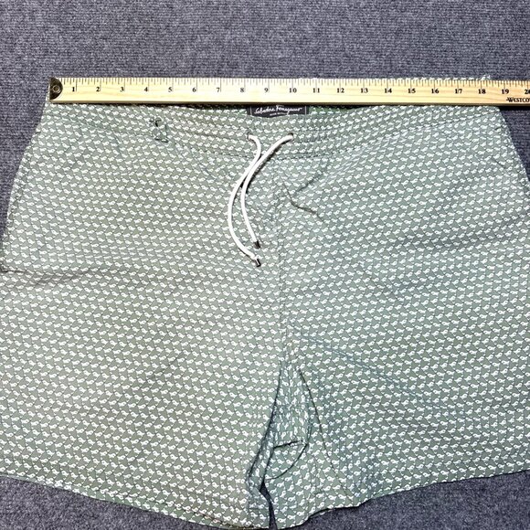 Salvatore Ferragamo Green Swim Trunks (Retail : $325) - Picture 7 of 7